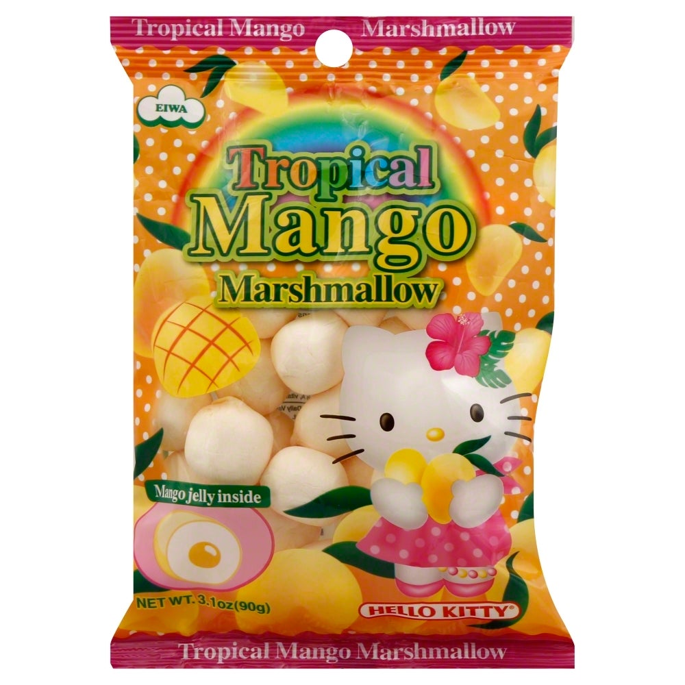 Snacks, Marshmallow, Tropical Mango, with Mango Jelly,12 - 3.1 OUNCE