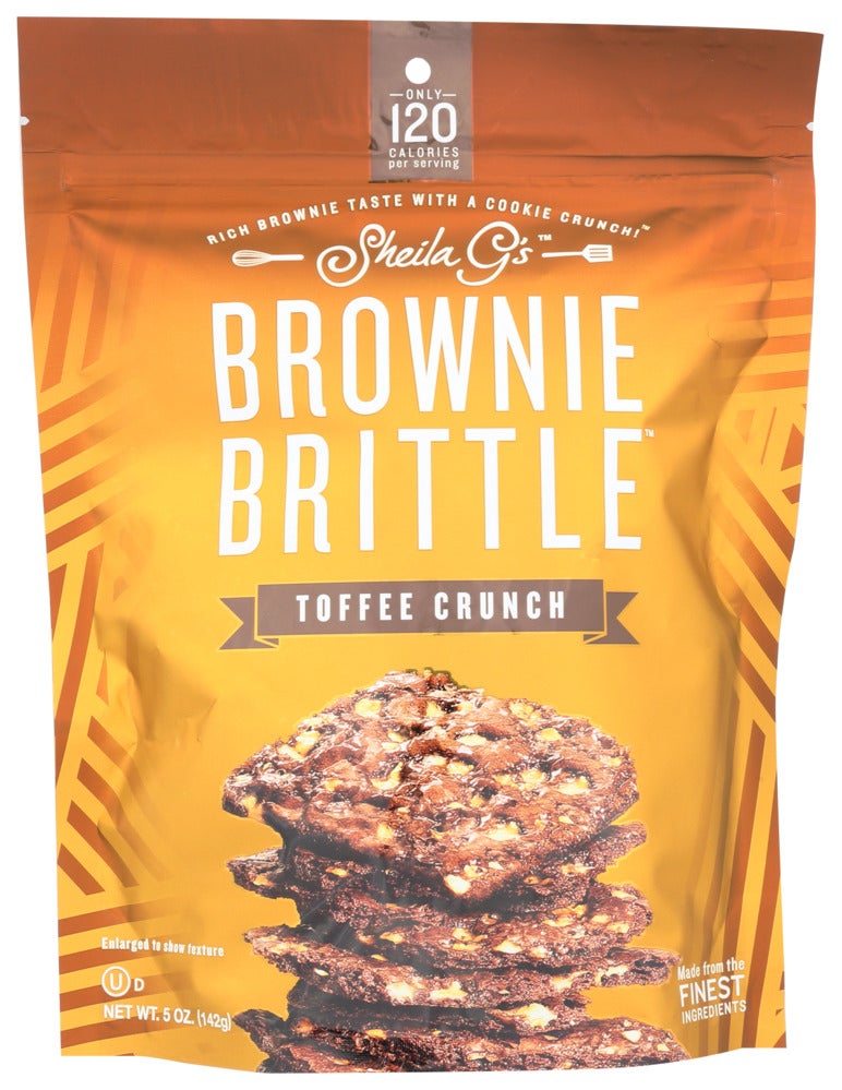 Brownie Brittle, Toffee Crunch, Shelf-Stable,12 - 5 OUNCE