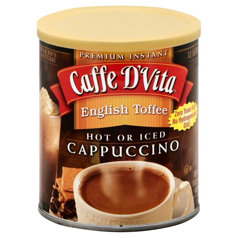 Drink Mix, Powdered, English Toffee Cappuccino,6 - 16 OUNCE