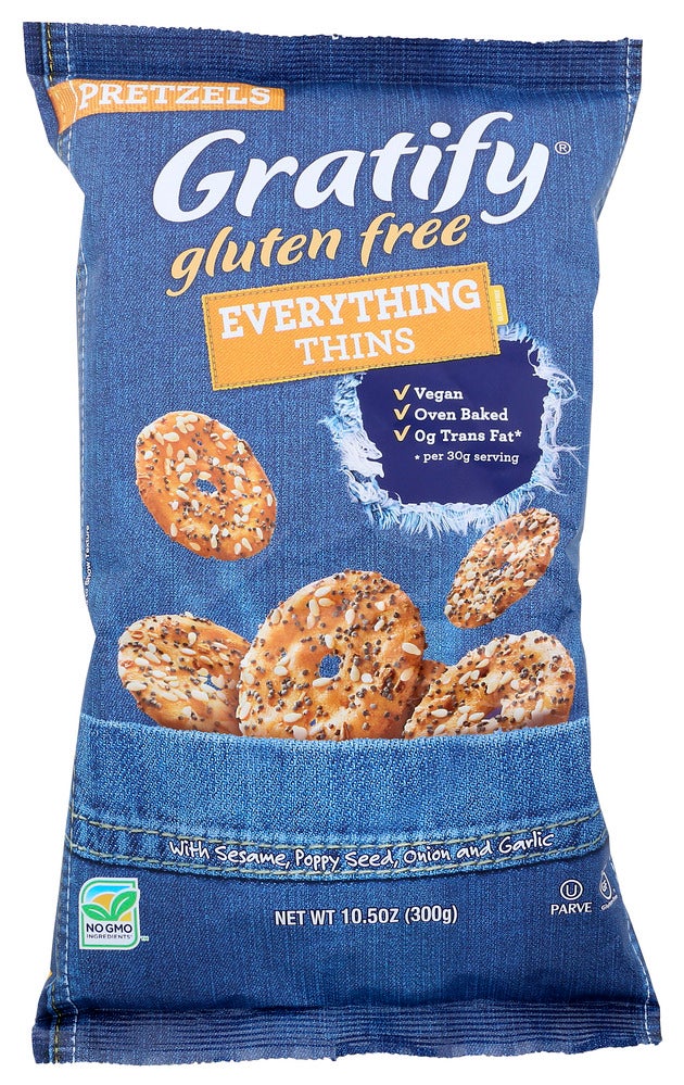 Pretzel Thins, Everything,6 - 10.5 OUNCE