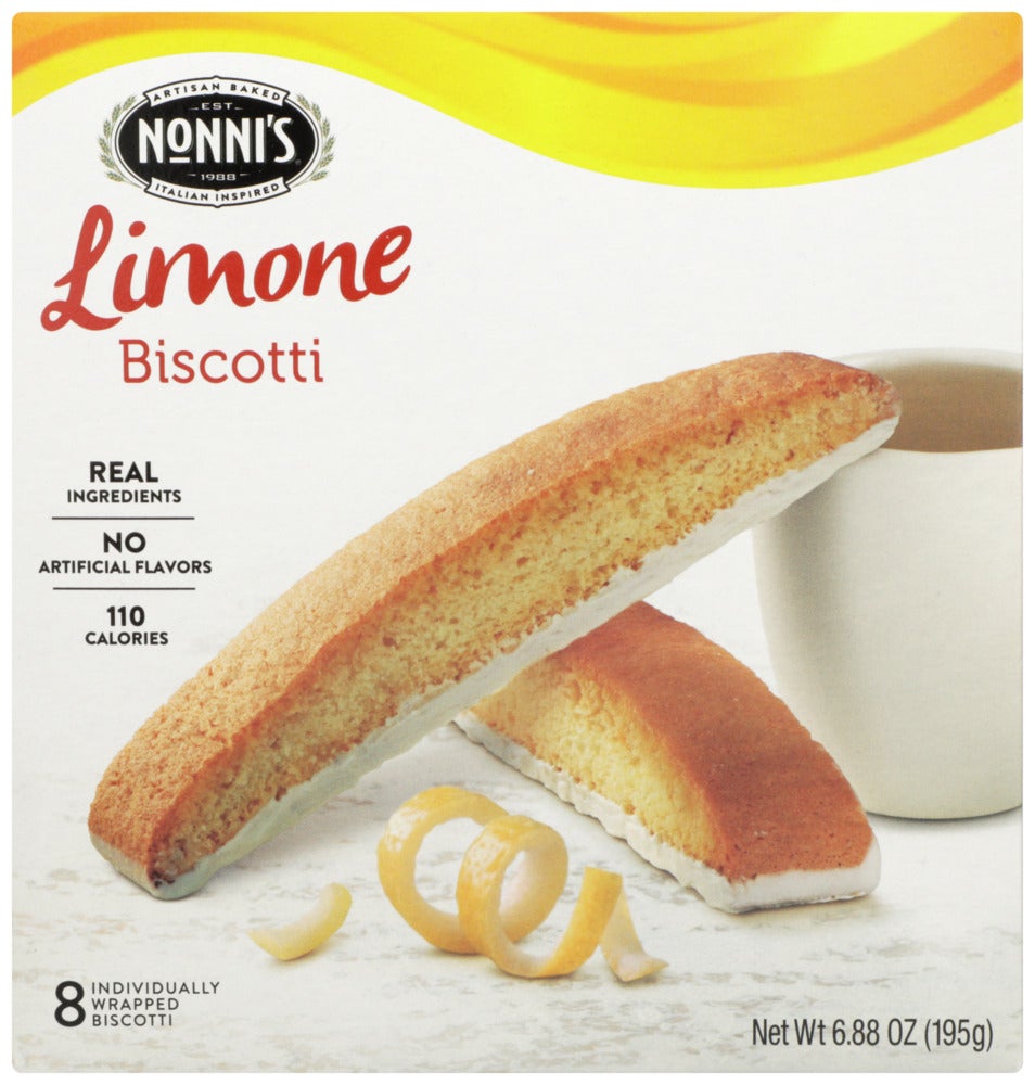 Biscotti, Limone, Individually-Wrapped,6 - 6.88 OUNCE