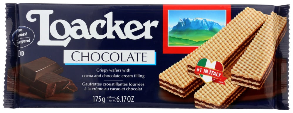Cookies, Wafer, Cocoa & Chocolate Cream Filled, Shelf-Stable,18 - 6.17 OUNCE