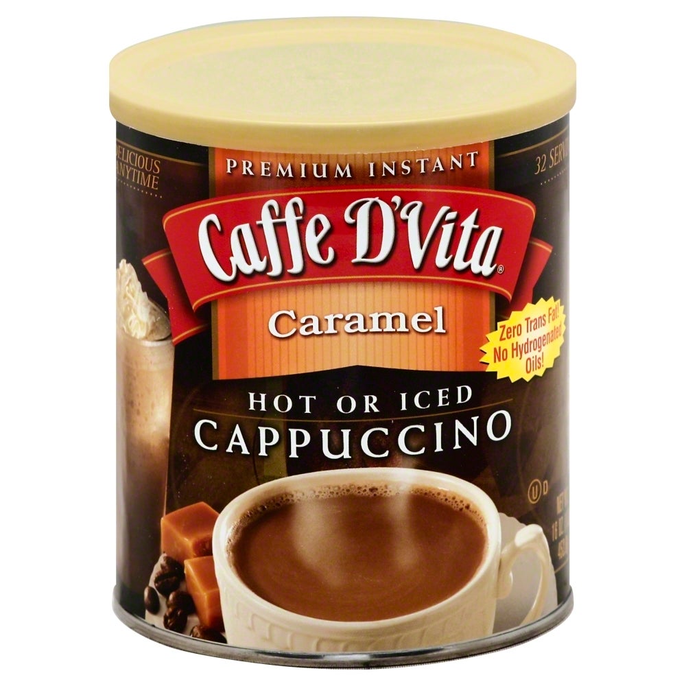 Drink Mix, Powdered, Caramel Cappuccino,6 - 16 OUNCE