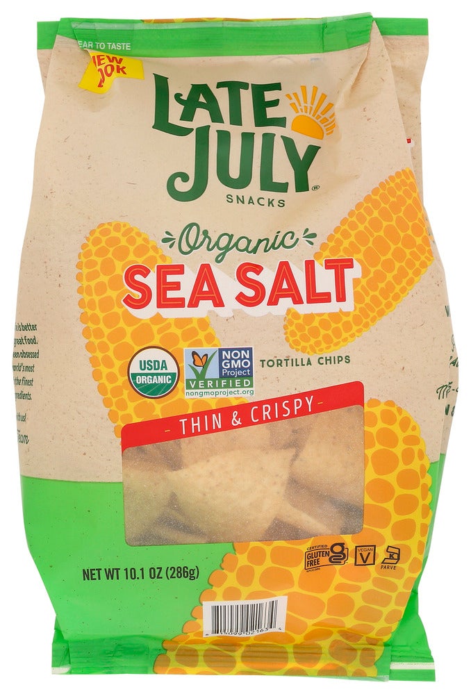 Chips, Tortilla, Thin & Crispy, Sea Salt,9 - 10.1 OUNCE