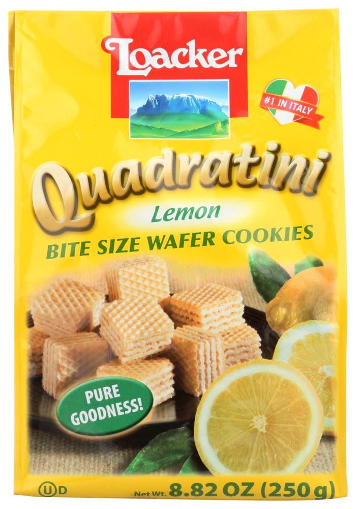 Cookies, Wafer, Lemon Cream Filled, Shelf-Stable,6 - 8.82 OUNCE