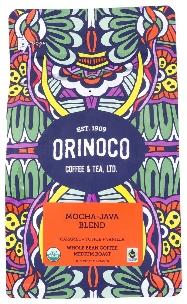 Coffee, Whole Bean, Medium Roast Mocha Java,6 - 12 OUNCE
