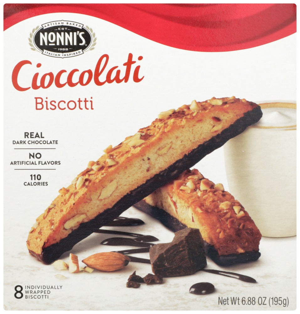Biscotti, Cioccolati, Individually-Wrapped,6 - 6.88 OUNCE