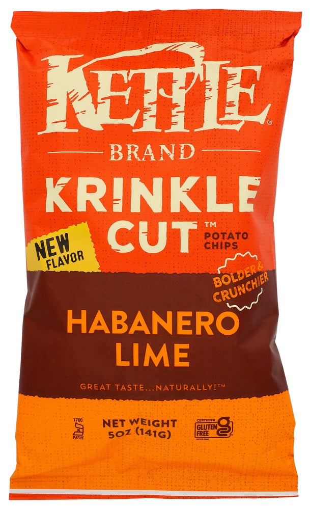 Chips, Potato, Crinkle Cut, Habanero Lime,15 - 5 OUNCE