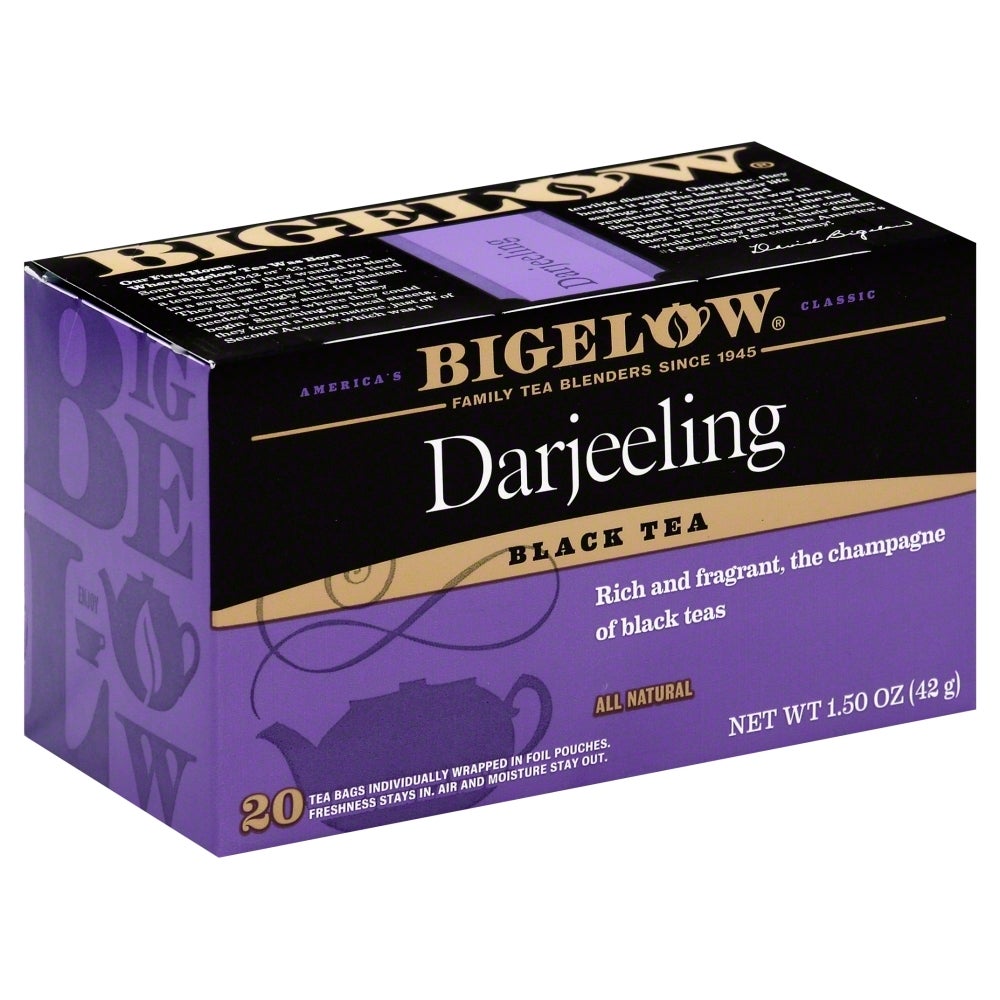 Tea, Black, Darjeeling, Individually Wrapped with String,6 - 20 COUNT