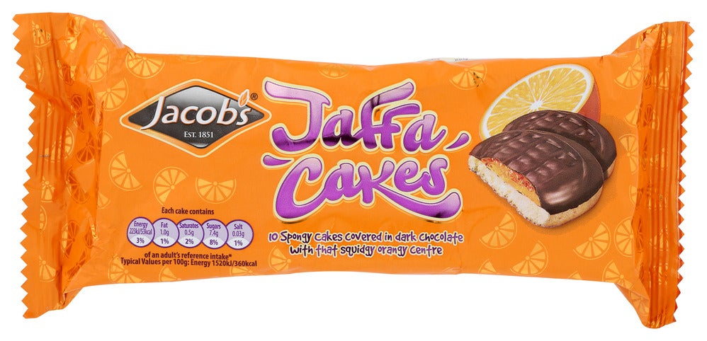 Cookies, Jaffa Cake, Dark Chocolate-Covered, Shelf-Stable,24 - 5.1 OUNCE