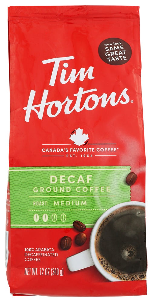 Coffee, Ground, 100% Arabica, Decaffeinated,6 - 12 OUNCE