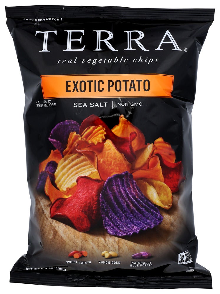 Chips, Exotic Potato, Sea Salt,12 - 5.5 OUNCE