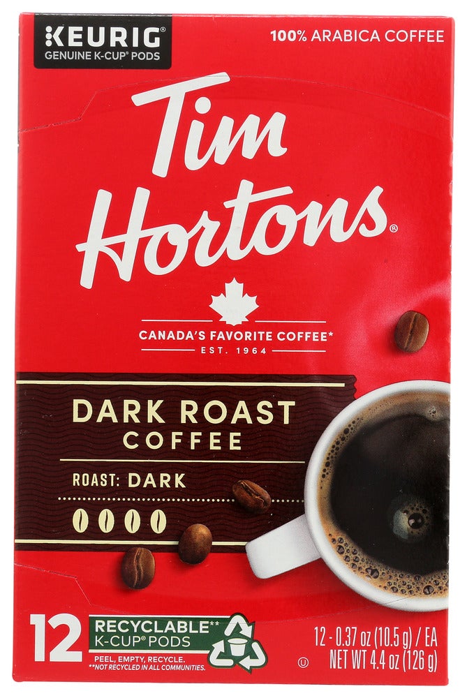 Coffee, Single-Serve, Dark Roast, Cups, 0.37 Ounce,6 - 12 COUNT