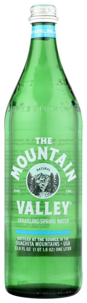 Water, Sparkling, Glass,12 - 1 LITER