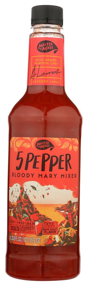 Cocktail Mix, Bloody Mary 5 Pepper, Shelf-Stable,6 - 33.8 FLUID