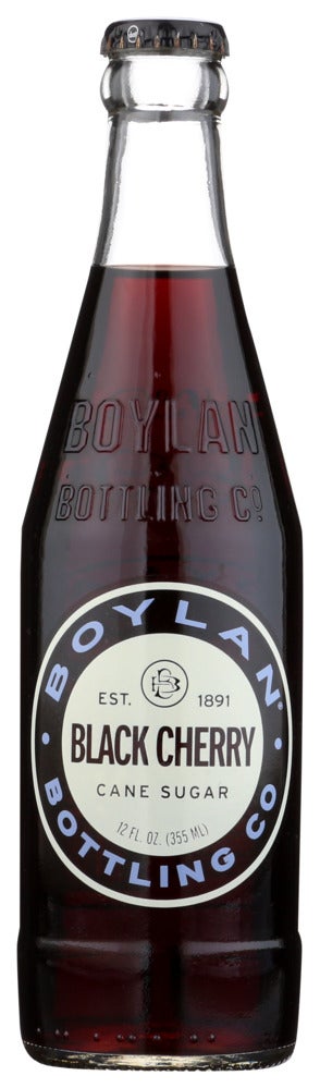 Soft Drink, Black Cherry, Single-Serve, Glass,24 - 12 FLUID