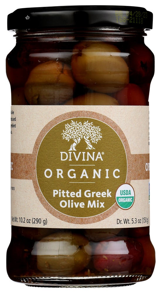 Olive Mix, Greek, Pitted,6 - 10.2 OUNCE