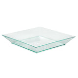 Plates, 4 x 4 x 0.5 Inch, Plastic, Seagreen, Square,1 - 20 COUNT