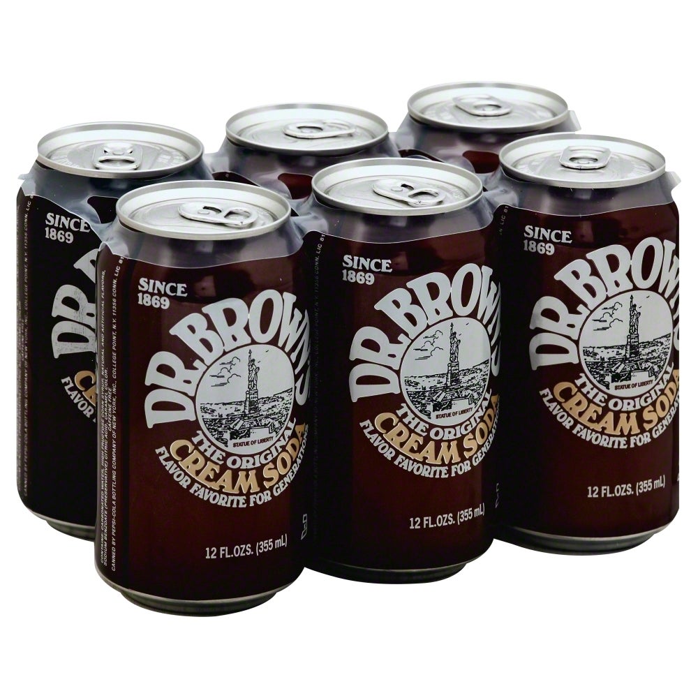 Soft Drinks, Cream Soda, Single-Serve, Can, 12 Fluid Ounce,4 - 6 COUNT
