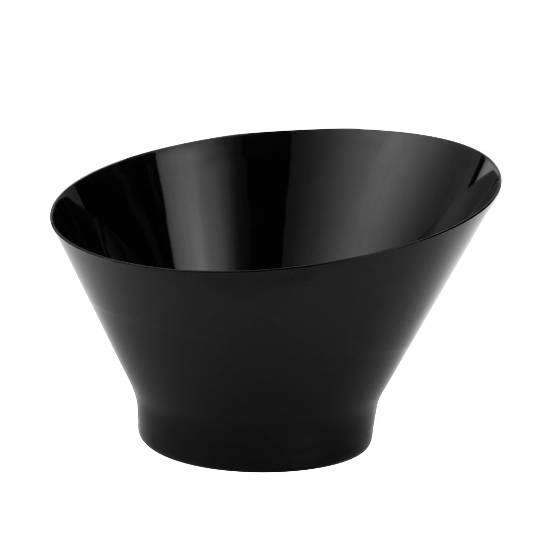 Bowls, 5 Ounce, Plastic, Black, Round Incline, 3.75 x 3.75 x 2.5 Inch,1 - 20 COUNT