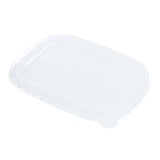 Lids, Plastic, Clear, Oval, for Serving Containers,1 - 100 COUNT