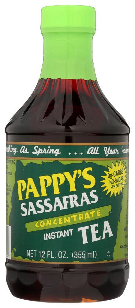 Tea, Sassafras, Instant, Glass,6 - 12 FLUID