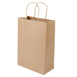 Bags, 7.75 x 4 x 11.5 Inch, Paper, Kraft, with Handles,1 - 100 COUNT