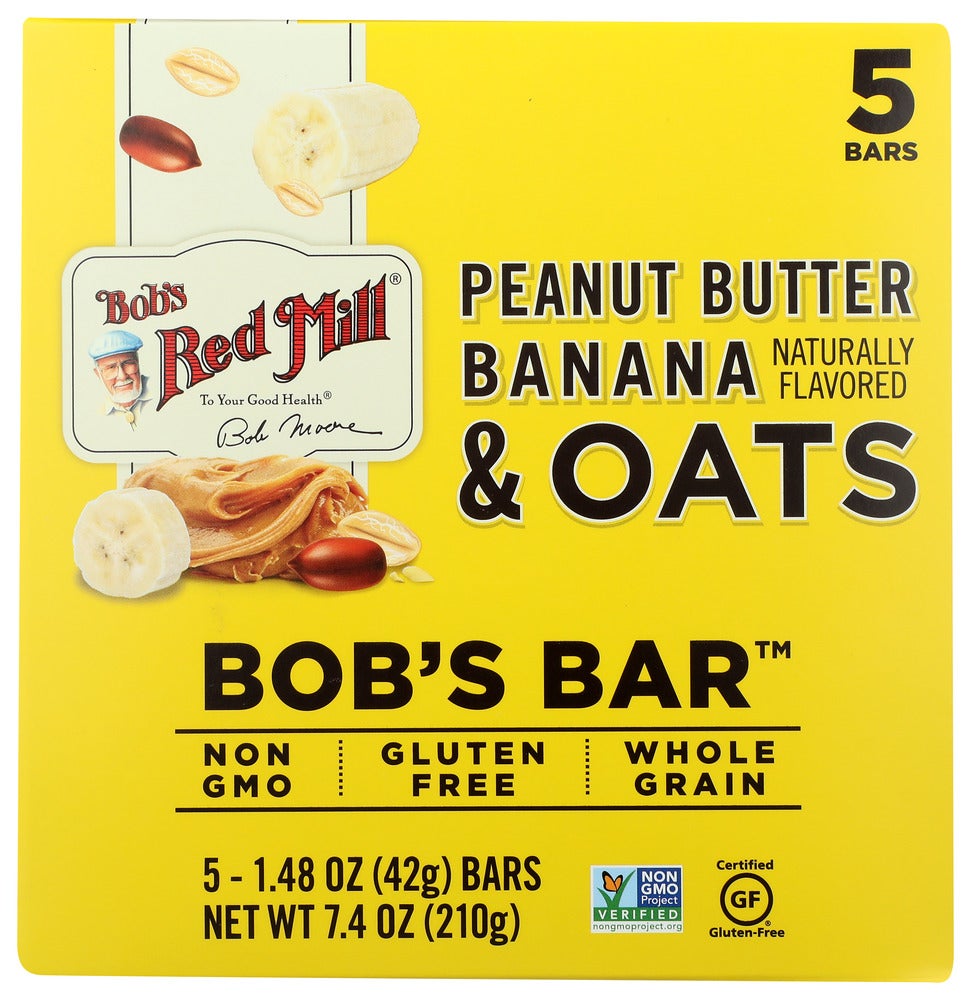 Bars, Peanut Butter Banana & Oats, 11.48 Ounce,6 - 5 COUNT