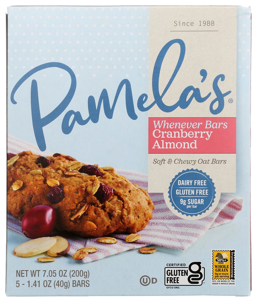 Bars, Oat, Cranberry Almond, 1.41 Ounce,6 - 5 COUNT