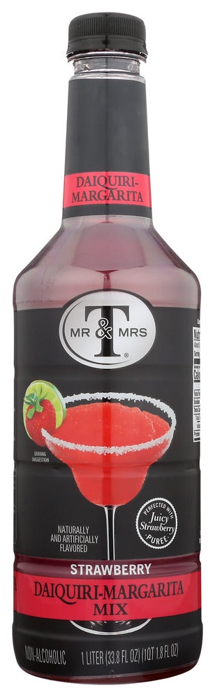 Cocktail Mix, Strawberry Margarita, Shelf-Stable,6 - 33.8 FLUID