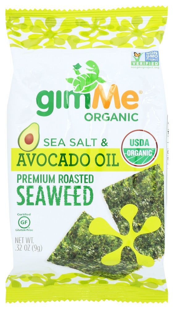 Snacks, Roasted Seaweed, Sea Salt & Avocado Oil,12 - 0.32 OUNCE