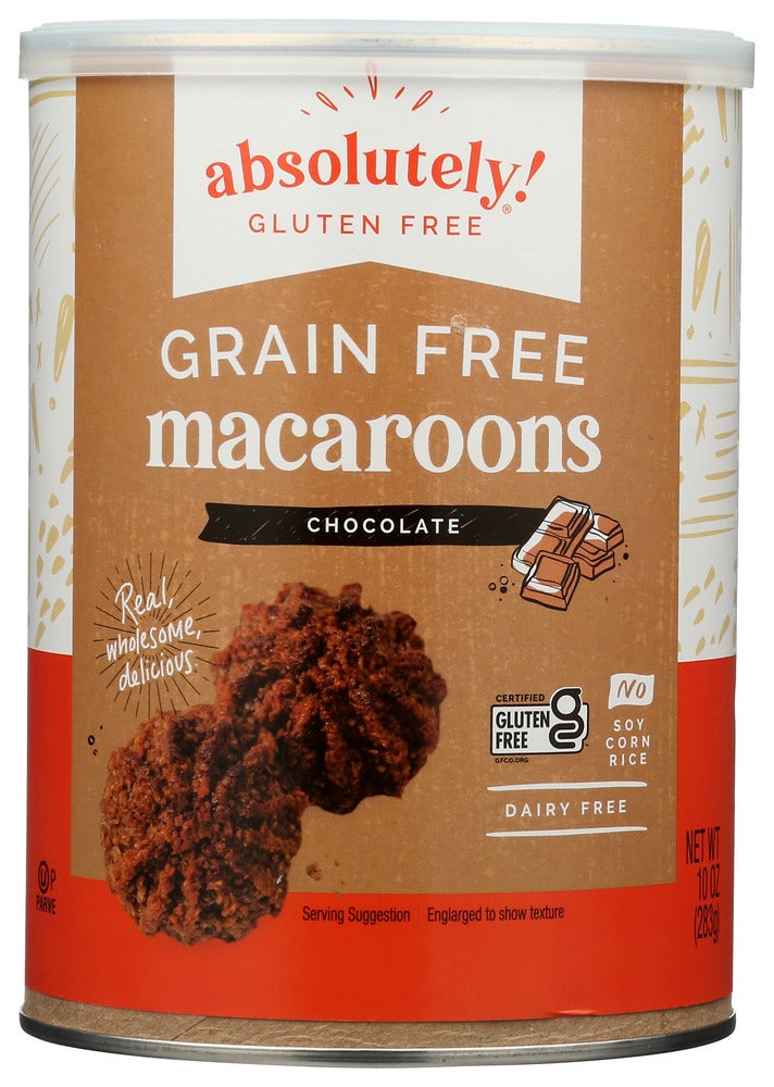 Macaroons, Coconut, with Chocolate Drizzle, Shelf-Stable,6 - 10 OUNCE