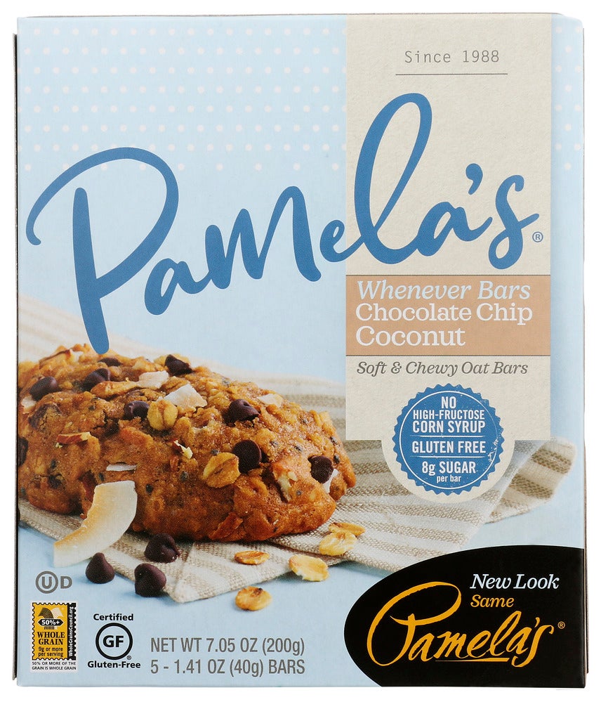 Bars, Oat, Chocolate Chip Coconut, 1.41 Ounce,6 - 5 COUNT