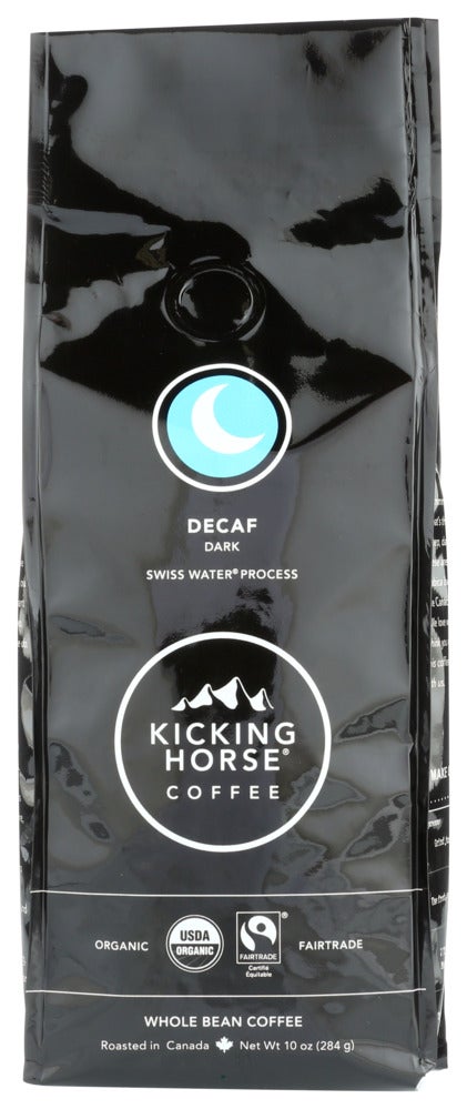 Coffee, Whole Bean, Dark Roast, Decaffeinated,6 - 10 OUNCE