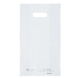 Bags, Take-Out, 13.75 x 7.75 x 4.25 Inch, Plastic, Clear, for 2-Cup Drink Carrier,1 - 100 COUNT