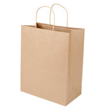 Bags, 10.25 x 5.5 x 12.5 Inch, Paper, Kraft, with Handles,1 - 100 COUNT