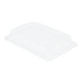 Lids, 7.25 x 5 x 1.25 Inch, Plastic, Clear, Rectangular, for Medium Sushi Trays,1 - 100 COUNT