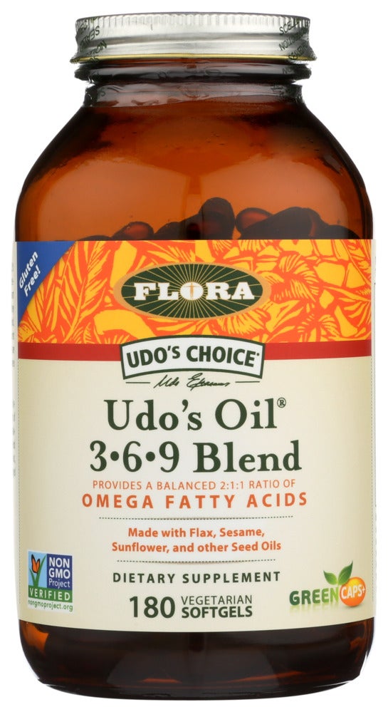 Supplement, Udo's Oil Omega-3/6/9, Softgels,180 - 1 EACH