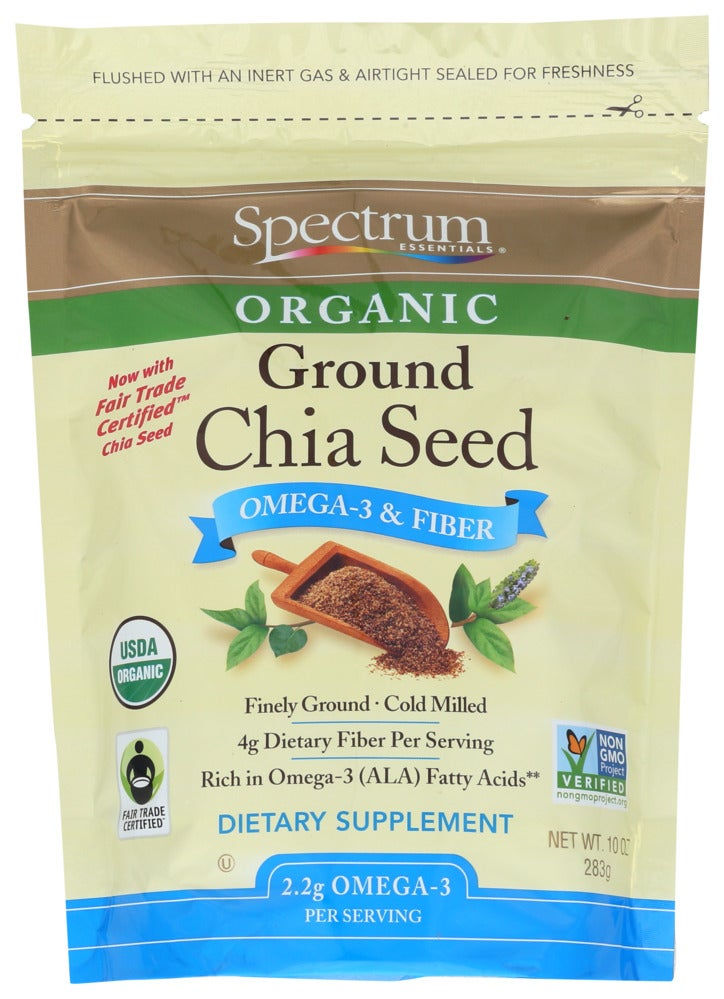 Seeds, Chia, Ground,1 - 10 OUNCE