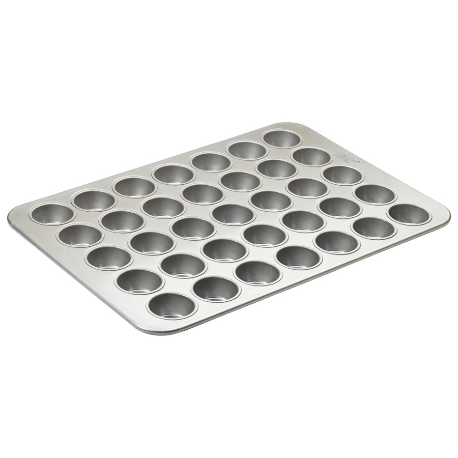 Pan, Cupcake, 35-Cup, Silicone-Glazed, Aluminum Steel, 17.88 x 25.88 Inch,1 - 1 EACH