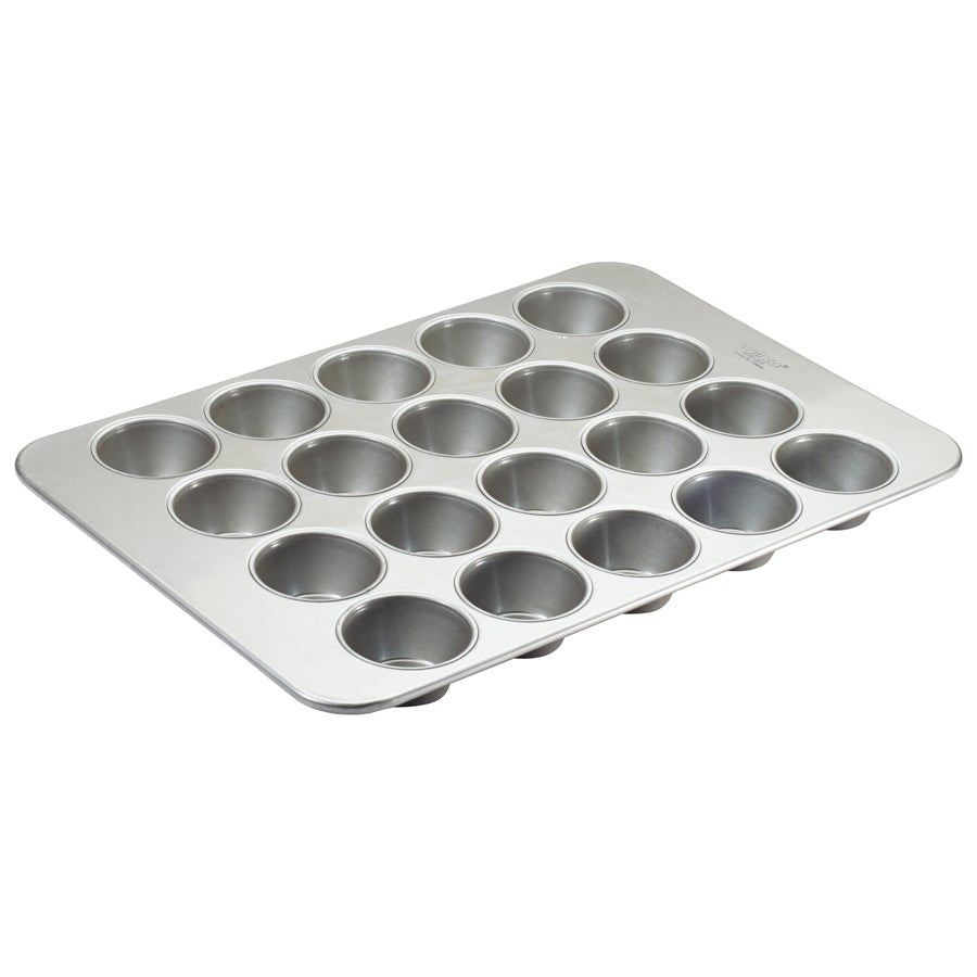 Pan, Muffin, 20-Cup, Silicone-Glazed, Aluminum Steel, 17.88 x 25.88 Inch,1 - 1 EACH