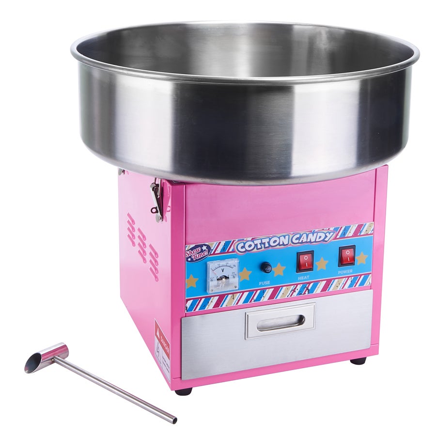 Machine, Cotton Candy, 1080 Watt, with 20.5 Inch Stainless Steel Bowl,1 - 1 EACH