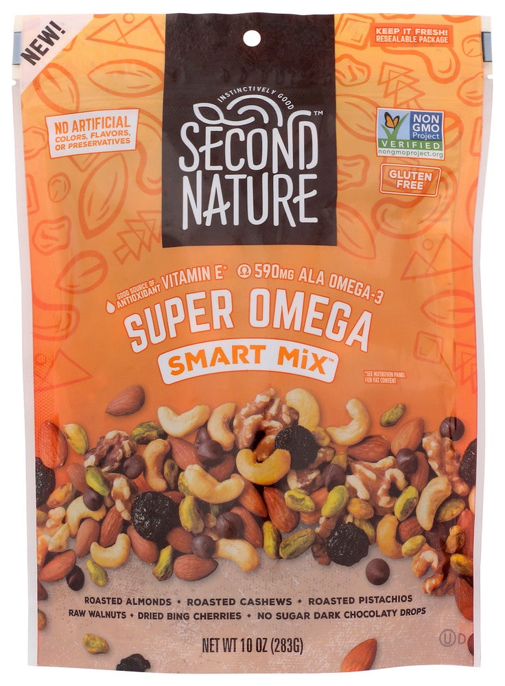 Trail Mix, Smart Mix Super Omega, Resealable Bag,6 - 10 OUNCE