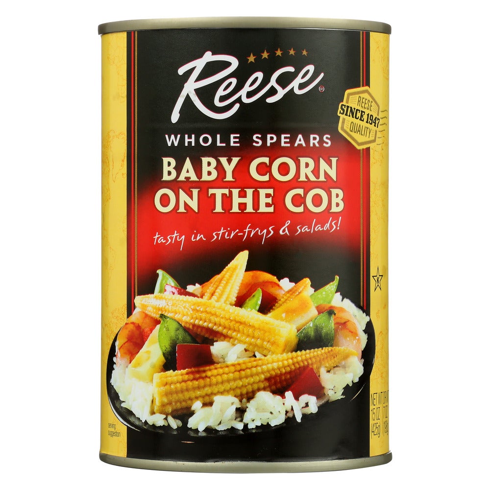 Corn, Baby, Whole Spear,12 - 15 OUNCE
