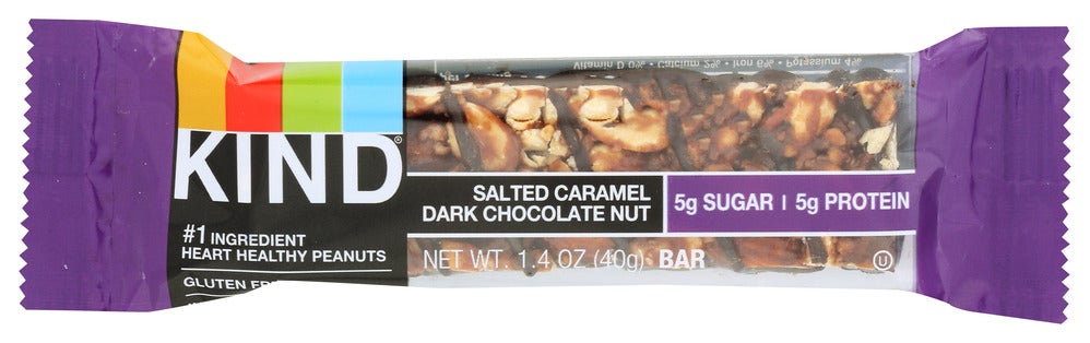 Bars, Salted Caramel Dark Chocolate Nut,12 - 1.4 OUNCE