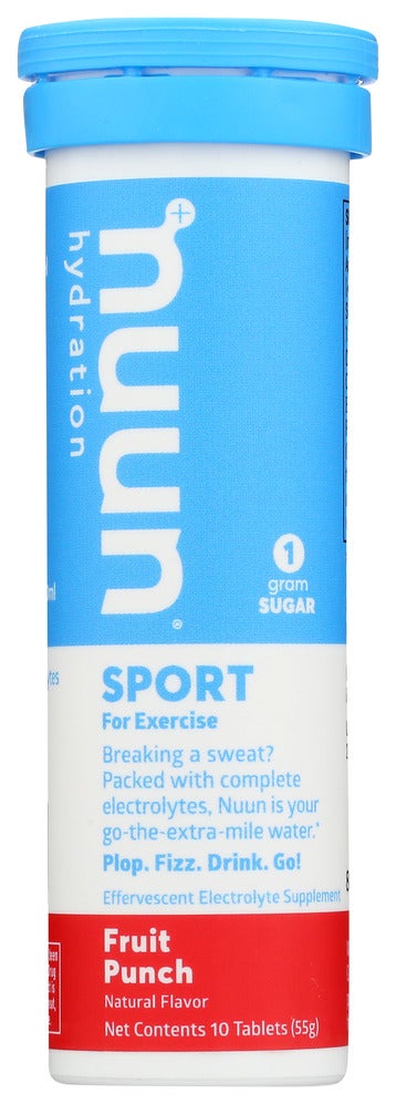 Sports Drink Mix, Fruit Punch, Powdered Tablet, Single-Serve,8 - 10 COUNT