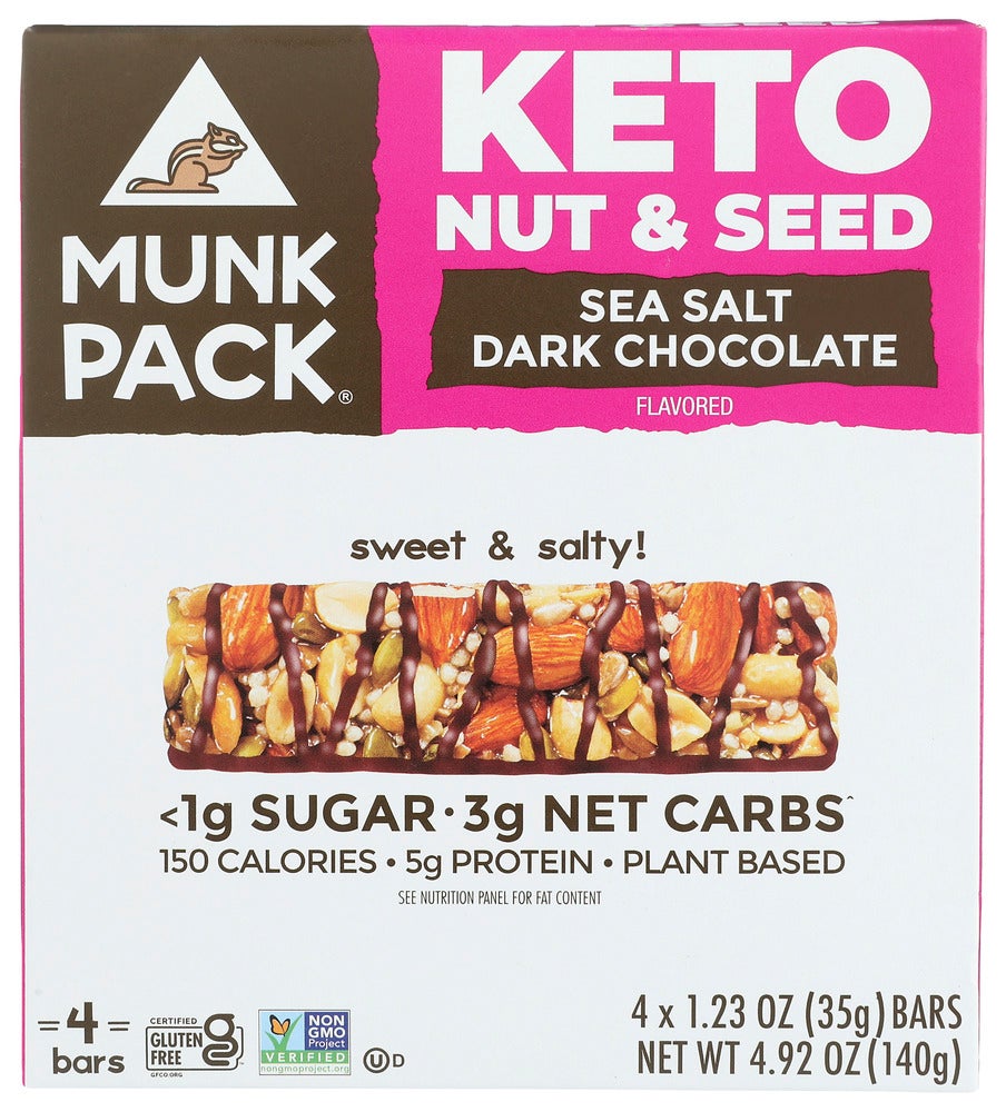 Bars, Nut & Seed, Sea Salt Dark Chocolate, 1.59 Ounce,6 - 4 COUNT
