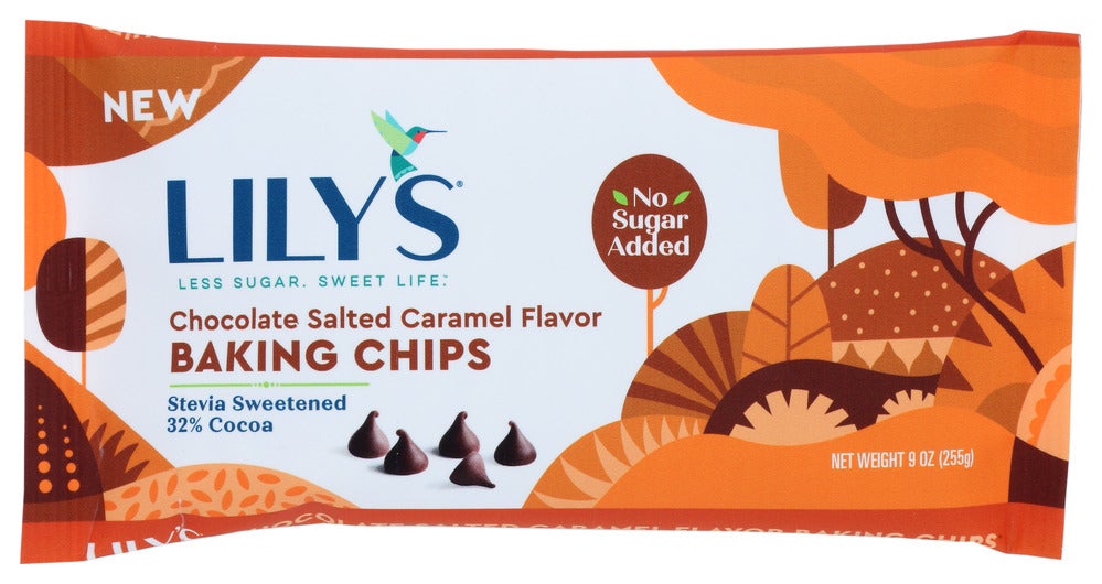 Baking Chips, Chocolate Salted Caramel, Sweetened with Stevia,12 - 9 OUNCE