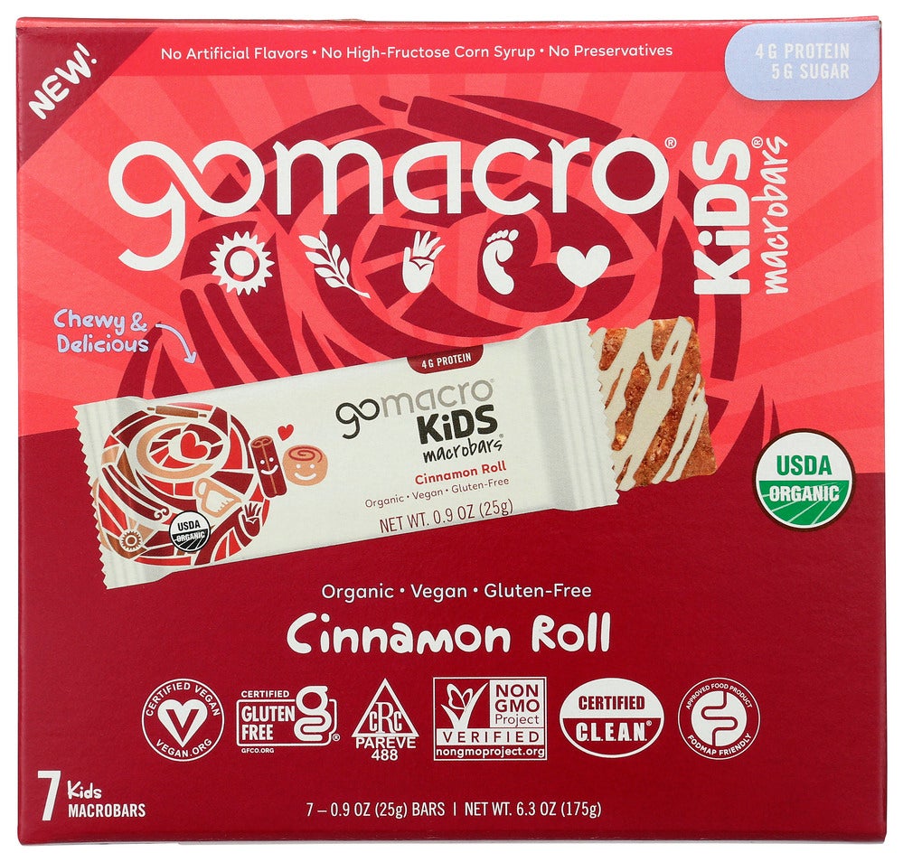 Bars, Cinnamon Roll, 0.9 Ounce,7 - 7 COUNT
