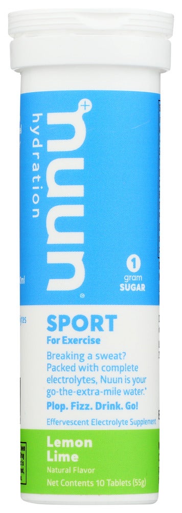 Sports Drink Mix, Lemon Lime, Powdered Tablet, Single-Serve,8 - 10 COUNT